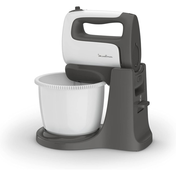 Міксер ручний Moulinex Prep'Mix+ HM4641 з нержавіючою сталлю, 5 швидкостей, чаша 2.5 л