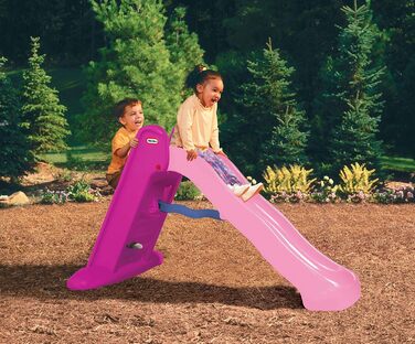 Little Tikes Перша гірка - ігровий набір для дому та саду, дитячий ігровий набір, безпечний та міцний, для дітей від 18 місяців (рожевий)