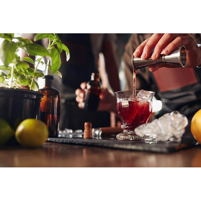 Набір склянок для саке HIC Kitchen Bar, 3 шт., 530 мл, нержавіюча сталь 18/8, з дзеркальним покриттям