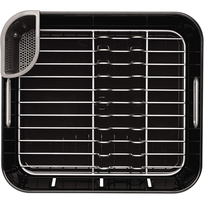 Сушарка для посуду Simplehuman KT1104 компактна, чорна, пластик, гарантія 5 років