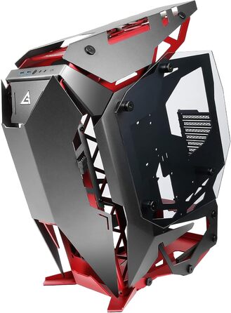 Ігровий корпус Antec Torque Midi-Tower чорний/червоний, алюмінієвий, підтримка ATX/EATX/ITX/Micro ATX