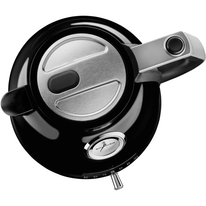 Електричний чайник KitchenAid 1.5L з регулюванням температури, фільтром від накипу та індикатором (Onyx Black)