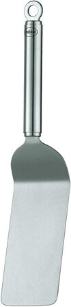 Сендвіч-піддон RSLE колінчастий, високоякісний токар з нержавіючої сталі з круглою ручкою та вушком для підвішування, нержавіюча сталь 18/10, 32 см, срібло 32 см без перфорації