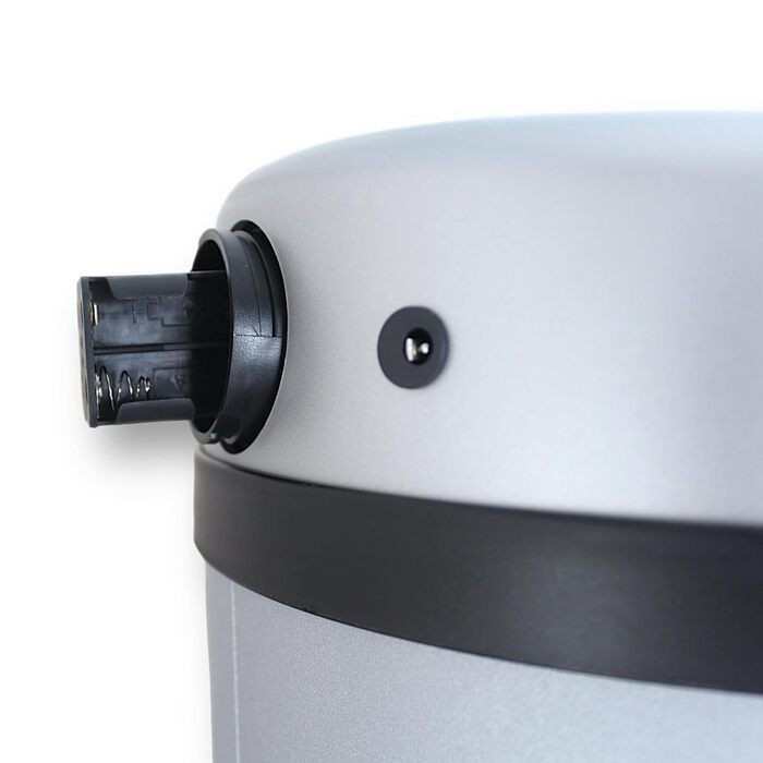 DIVID® Сміттєвий бак з датчиком руху для кухні 50л, сірий | Автоматичний сенсорний контейнер для сміття | З механізмом закривання кришки | Захист від проливання