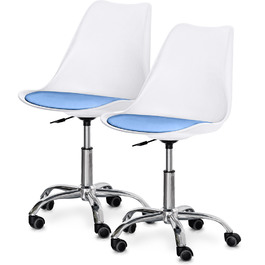 Комплект (2шт) крісло Evo-Kids Capri White / Blue (арт H-231 W/BL-Х2)