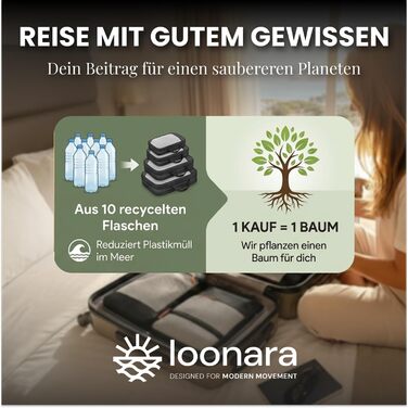Набір компресійних органайзерів для одягу в дорогу (Packing Cubes), 4 шт, синій Mariner's Azure — аксесуари для валізи, рюкзака, кемпінгу та подорожей