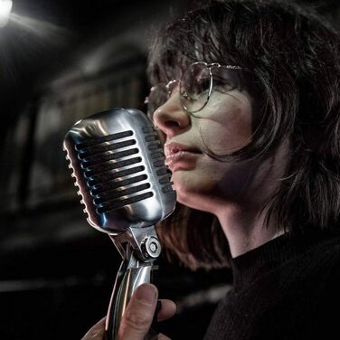 Мікрофон Shure 55SH II динамічний вокальний, ретро-стиль, кардіоїдний, для сцени та виступів