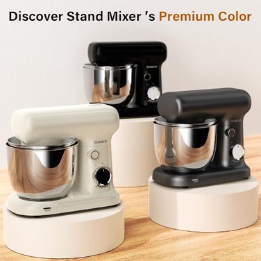 Кухонна машина-міксер з двома чашами 2.5L+3L, 10 швидкостей, 1500W, з набором аксесуарів для випічки та приготування їжі