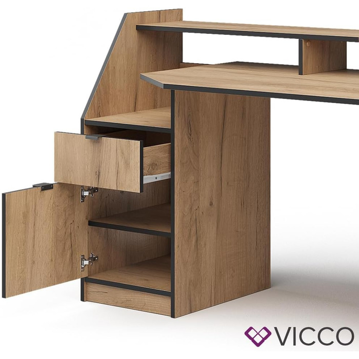 Ігровий стіл Vicco Joel, 179,8 x 65,5 см (Дуб Голдкрафт)