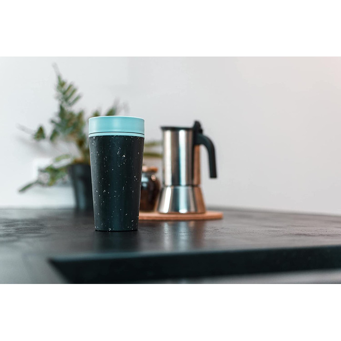 Чашка для кави Circular & Co 2Go 340 мл чорно-синя