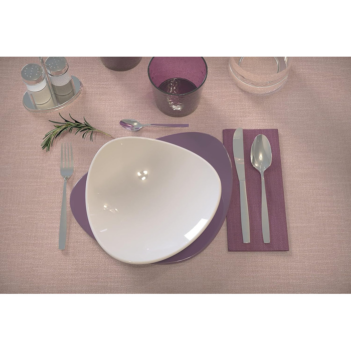 Набір столових приборів Lagostina Dalia для 6 осіб, нержавіюча сталь 18/10, сріблястий, 24-piece