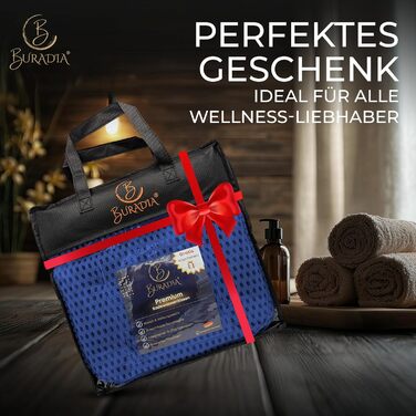 Подушка для ванни з сіткою для прання - Максимальний комфорт та розслаблення з новітньою технологією Air Mesh - Подушка для ванни з 7 міцними присосками - Підтримка шиї/голови (Темно-синій)