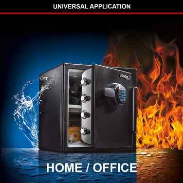 Master Lock Сейф вогнестійкий та водонепроникний з кодовим замком, потрійний захист (пожежа, вода, перевезення), електронний код, 33.6L, 45.3 x 41.5 x 49.1 см