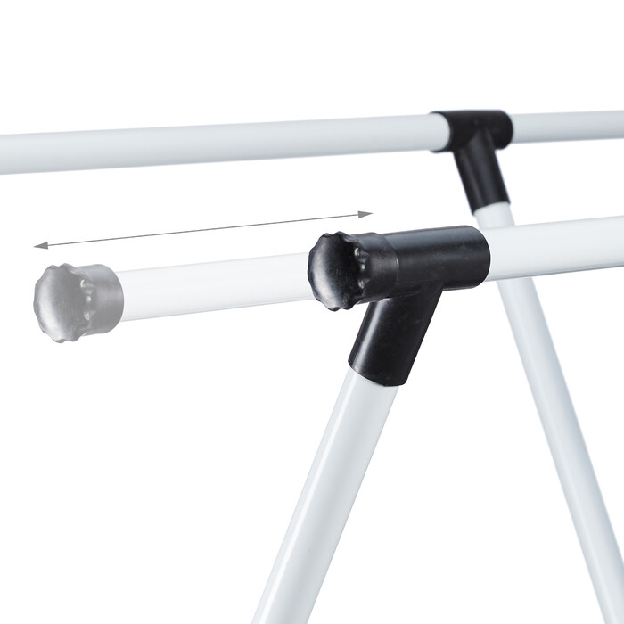 Relaxdays Sliding Metal Clothes Rack
