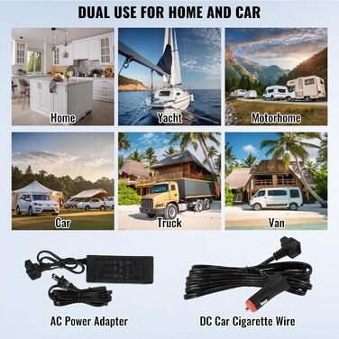 Автохолодильник VEVOR 25л портативний, 12V компресорний -20°C до +20°C для авто, кемпінгу, подорожей