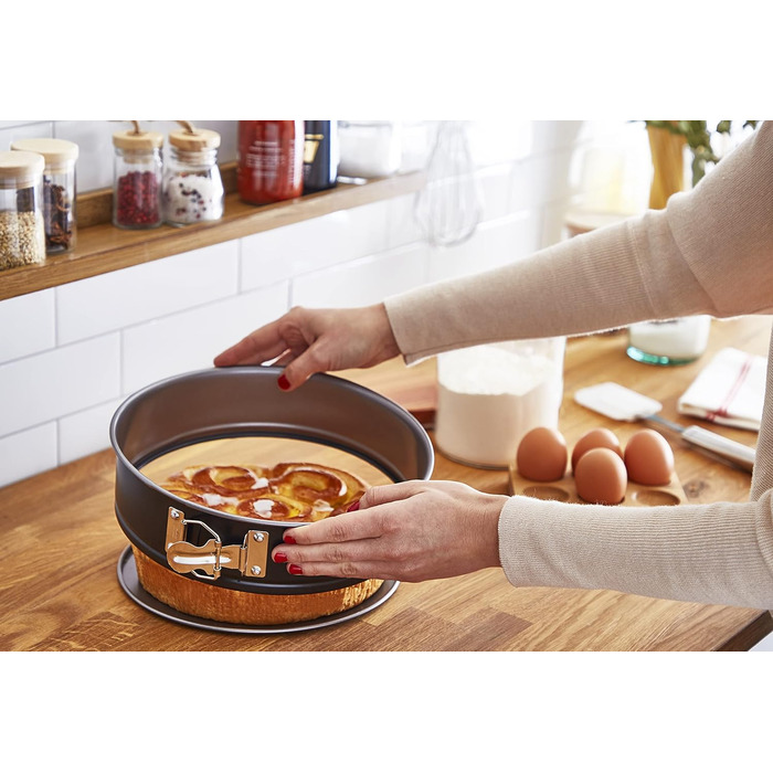 Форма для випічки Lagostina Leckere з блискавкою та двома знімними днами з антипригарним покриттям, діаметр 26 см, дека для випічки до 210°C