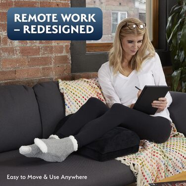 Підставка для ніг під стіл Sky Solutions – Memory Foam, ергономічна, регульована, для дому та офісу