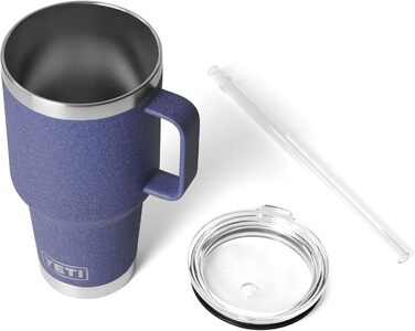 Термос YETI Rambler з кришкою-соломинкою, 1 л (Moon Dust)