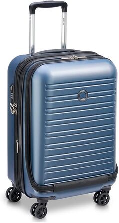 Розширювана жорстка валіза салону - 55x35x30 см - 51 літр - S - Синій Розсувна валіза S Синій, 2.0 -
