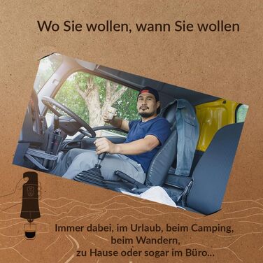 Handpresso Handcoffee Truck 21010: Кавомашина для вантажівок 24V | Сумісна з Senseo Pads