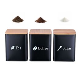 Набір з 3 квадратних контейнерів для зберігання Relaxdays