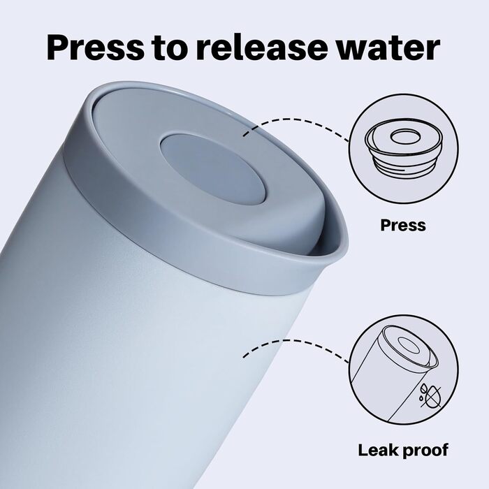 Термокружка BOTTLE Thermobecher 350 мл, для кави та чаю, з вишуканим клапаном Quick-Press, ізольована модель Travel Mug Classic Grande (Зелений)