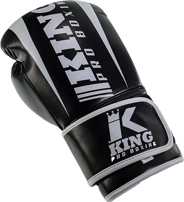 Боксерські рукавички King PRO Boxing, Revo 1, чорного кольору (14 унцій)