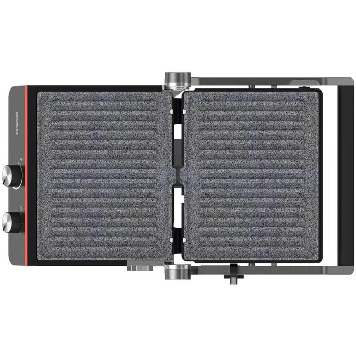 Електричний гриль Cecotec Rock'nGrill Blaze Neon – 2200 Вт, регулювання до 180°, знімні пластини, велика поверхня 29x23 см