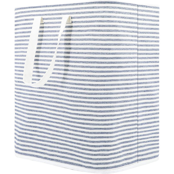 Складна кошик для білизни TOTANKI, Велика окремо стоїть кошик для білизни, кошик для зберігання білизни з розширеними ручками, водонепроникна сумка для білизни з покриттям для білизни, одягу, ковдр (XL) (Синій, XL)
