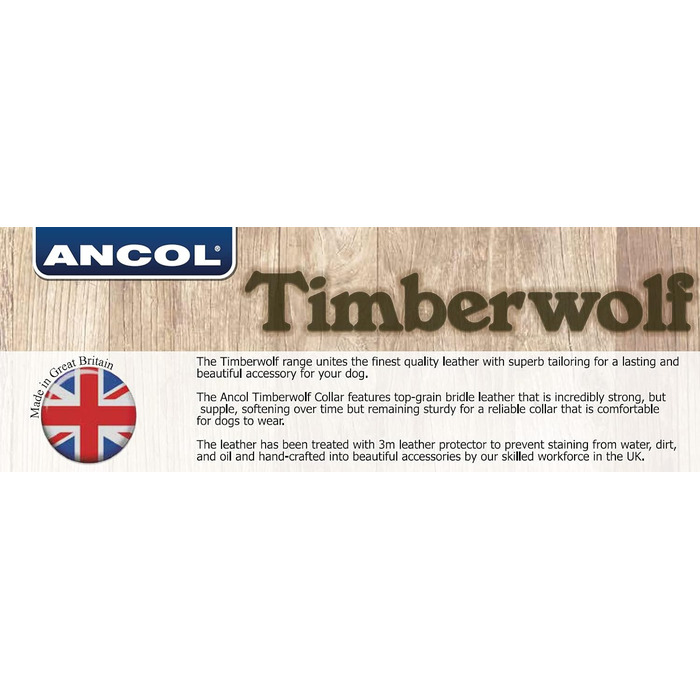 Малиновий комір Ancol Timberwolf 39-48см розмір 5