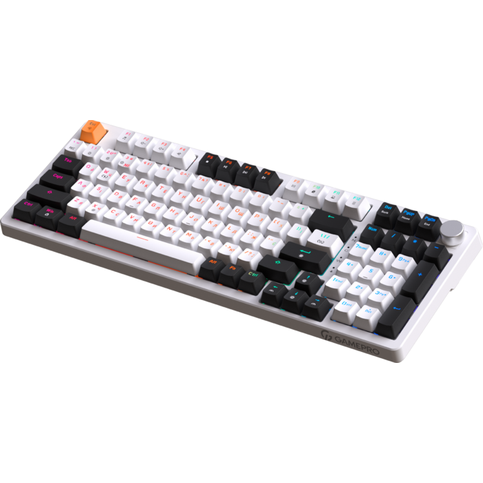 Дротова механічна клавіатура GamePro MK170W (Red) з Hot-Swap RGB White