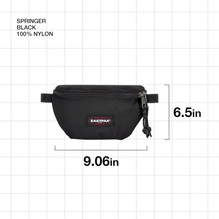 Сумка через плече Eastpak BUDDY, 18 см, 0,5 л чорна однорозмірна комплектація з поясною сумкою