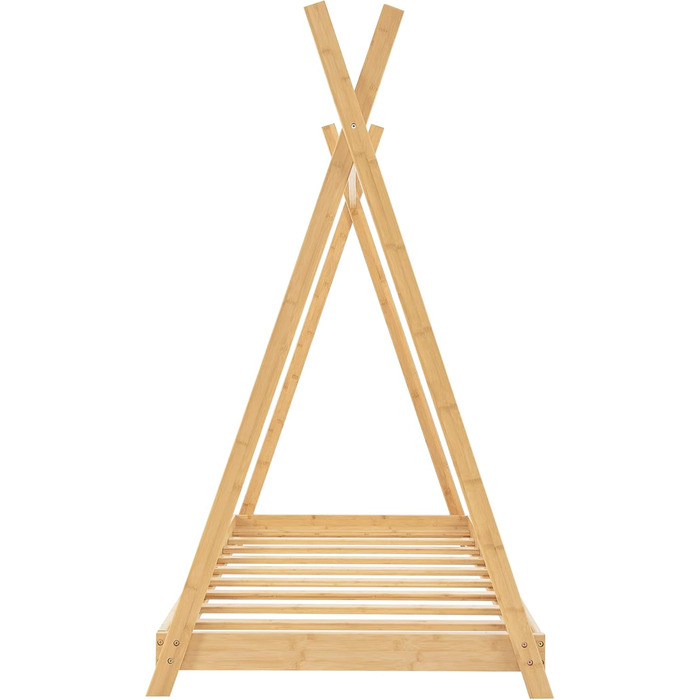 Дитяче ліжко Vimpeli 80x160 см Tipi з ламелями, бамбук, ігрове ліжко для дитячої кімнати