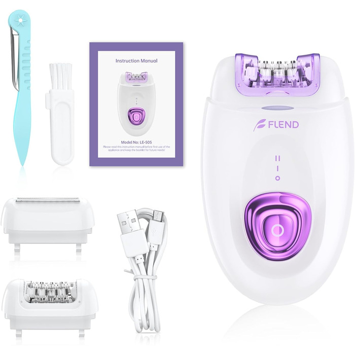 Епілятор Women & Facial Hair Remover, в т.ч. Тример для брів зі світлодіодом (Zll-1009-1)