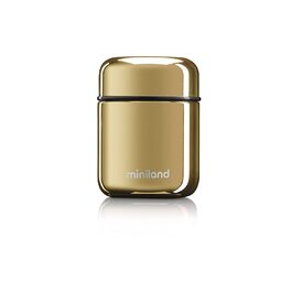 Харчовий термос Miniland MIN, DELUXE GOLD, ізольований контейнер для дитячого харчування, 280 мл, 1 банка