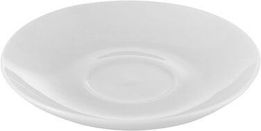 Сервіз кавовий 18-частинний - на 6 осіб - білий - порцеляна. Комплект посуду для кави