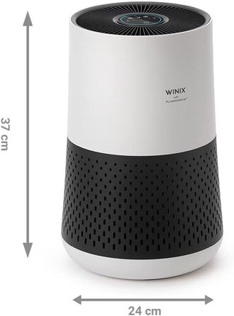 Повітряочисник WINIX ZERO Compact для алергіків з HEPA-фільтром проти алергенів, пилу, пилку, шерсті тварин, для курців, з індикатором якості повітря та авторежимом, очищувач повітря CADR 250 м³/год для приміщень до 50 м²