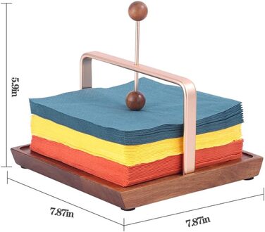 Сучасний тримач для серветок niciksty, тримач для серветок з нержавіючої сталі для столів, настільний окремо стоячий роздільник паперових рушників, для дому, кухні, обіднього столу, бару, заходів у приміщенні та на відкритому повітрі (унікальний)