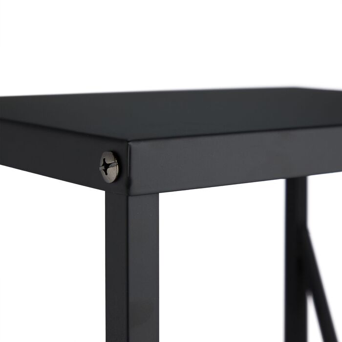 Стильна полиця для дров Relaxdays з міцної сталі