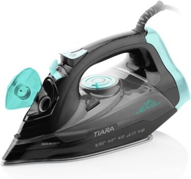 Праска ETA Tiara 2: 2600 Вт, підошва Eloxium, самоочищення, захист від накипу, автовимкнення