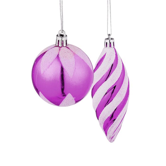 Набір новорічних кулічок Relaxdays (72 шт.)