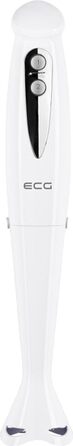 Ручний блендер ECG RM 200, пластиковий, білий