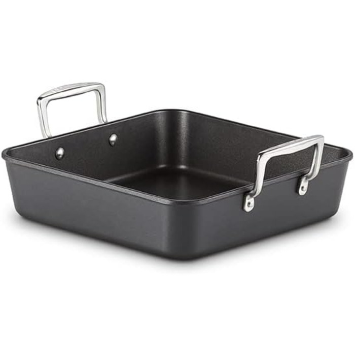 Сковорода LE CREUSET з антипригарним покриттям, 34 см, для всіх типів плит (вкл. індукційні), алюміній, сірий/срібний