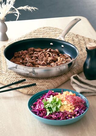 Сковорода LE CREUSET з нержавіючої сталі 30 см з антипригарним покриттям