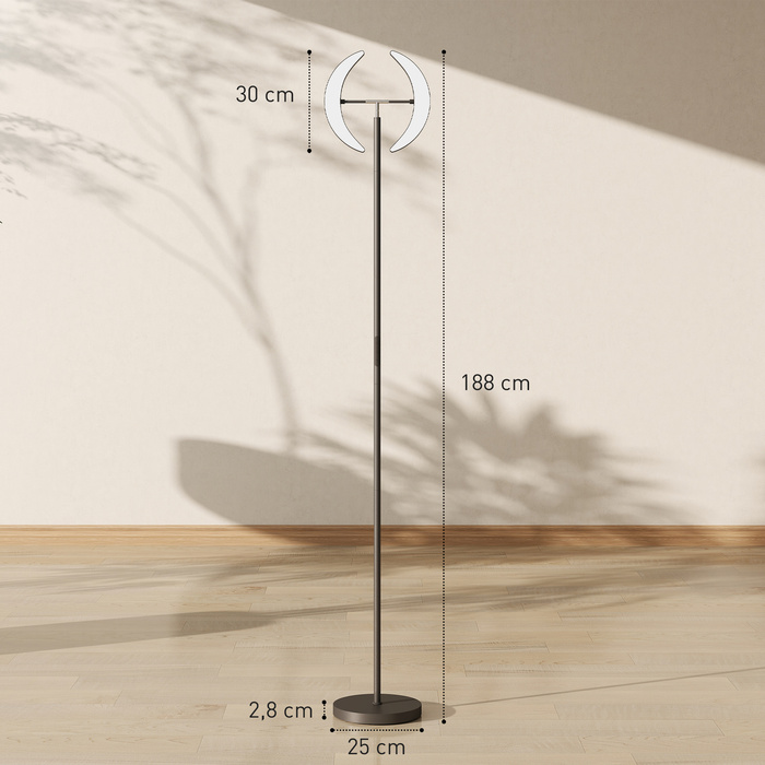 RGB Настільна лампа, з регулюванням яскравості та багатокольоровим підсвічуванням, поворотна, чорного кольору