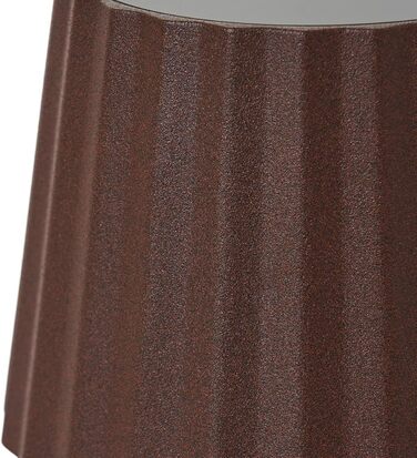 Lindby LED акумуляторна настільна лампа з димером, бездротова, з датчиком дотику, портативна, для внутрішнього та зовнішнього використання, IP54, для саду (Коричнева)