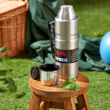 Термос THERMOS STAINLESS KING з подвійними стінками, сталевий, 1,2 л