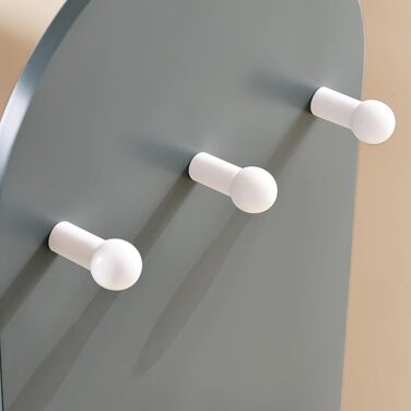 Дитяча шафа SoBuy з 3 гачками, шафа для одягу в дитячу кімнату, шафа для іграшок з ящиками, полиця, сірий, 97x108x35 см, KMB40-HG