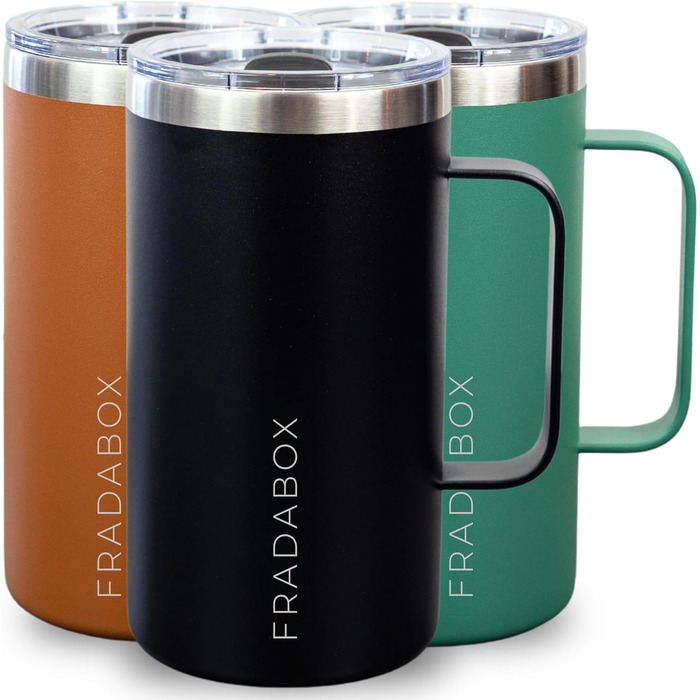 Термокружка 'Neri' 600мл з нержавіючої сталі, з подвійними стінками, вакуумна ізоляція, для кави з собою, BPA Free, миється в посудомийній машині (Турквіс)