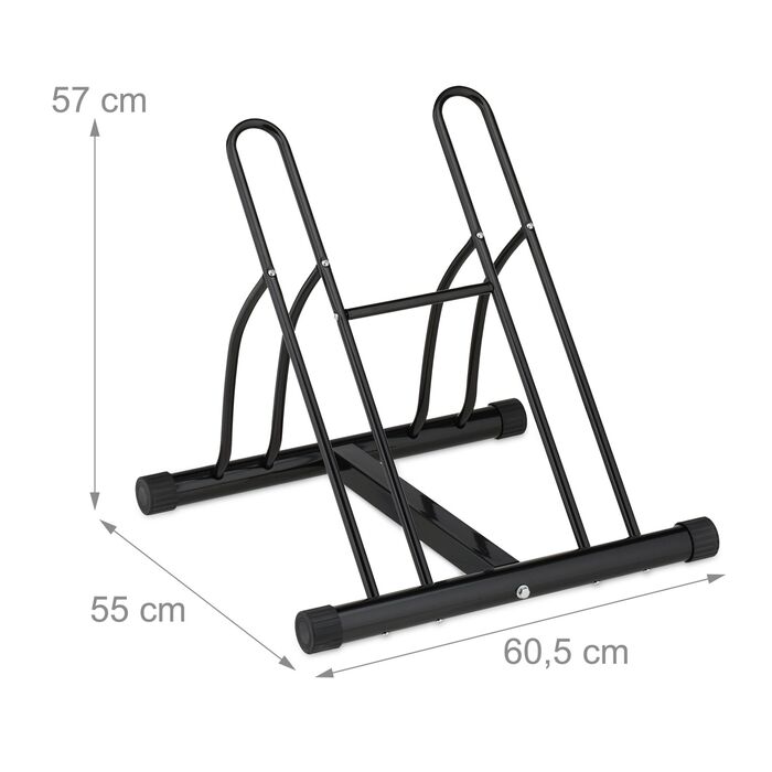 Підставка для велосипедів Relaxdays на 2 велосипеда
